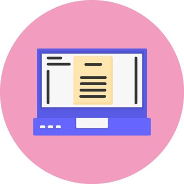 Vektör belgesi Simge illüstrasyonu 