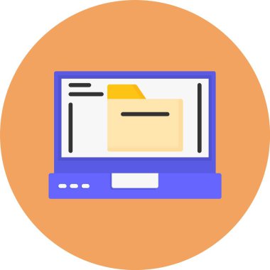 Dizin düz vektör resimleme simgesi 