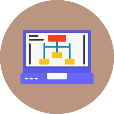 Ağ simgesi vektör illüstrasyon tasarımı