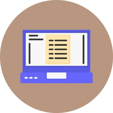 Kontrol listesi. Web simgesi basit tasarım 