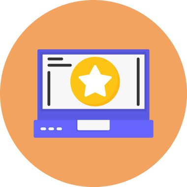 Kişisel proje için vektör yıldız simgesi 