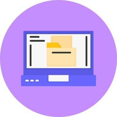 Dizin düz vektör resimleme simgesi 