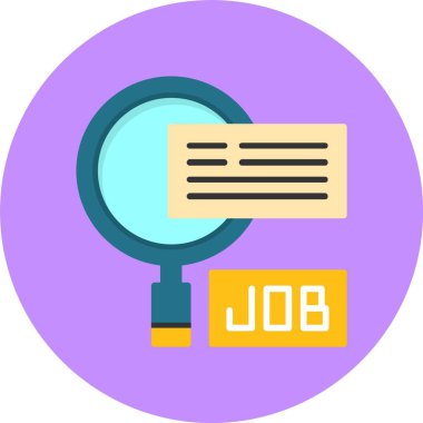 Büyüteç arama simgesi. Vektör çizimi. arama sembolü. 