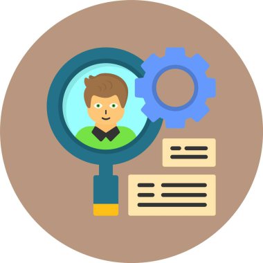 İşe alım Yöneticisi vektör illüstrasyonu 