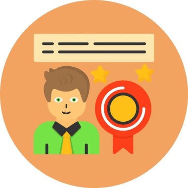 çalışan simgesi, vektör illüstrasyonu basit tasarım