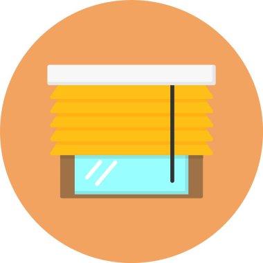 Körlük simgesinin vektör illüstrasyonu 