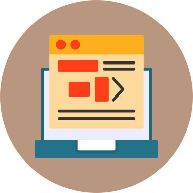  Komut Satırı simgesi, basit vektör illüstrasyonu