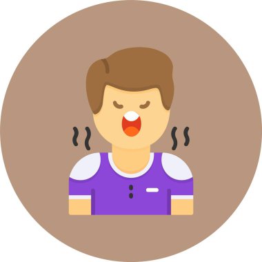 Düşmanlık. Web simgesi basit vektör illüstrasyonu