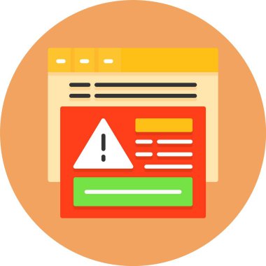 uyarı ünlem simgesi. dış hat üçgen ünlem vektör renk düz izole 