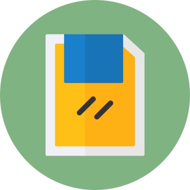 Simge vektör illüstrasyon tasarımını kaydet