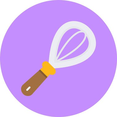 Mutfak araçları çırpma simgesi, vektör illüstrasyonu