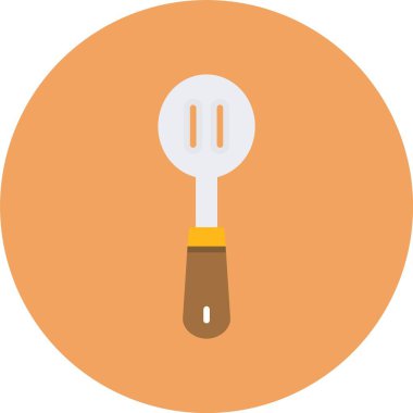 Vektör illüstrasyon Benekli kaşık simgesi