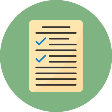 Tıbbi geçmiş vektör belgesi simgesi