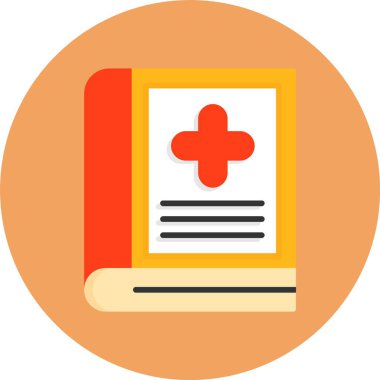 kitap simgesi, vektör illüstrasyonu basit tasarım