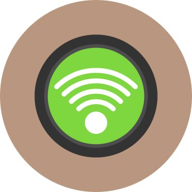 wifi işaret simgesi vektör illüstrasyonu 