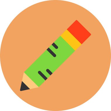 Kalem. Web simgesi basit illüstrasyon 