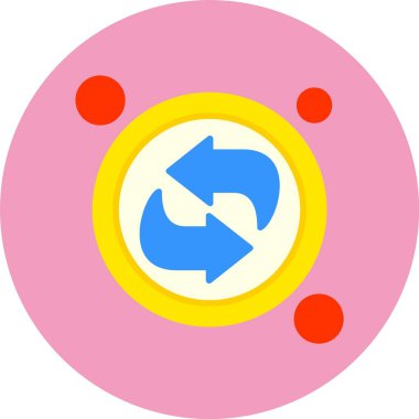 Yenile. Web simgesi basit tasarım