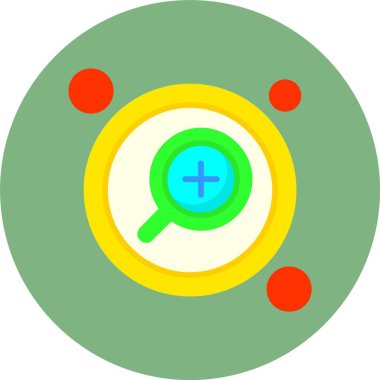 Düğme web simgesi, vektör illüstrasyonuna yakınlaştır              