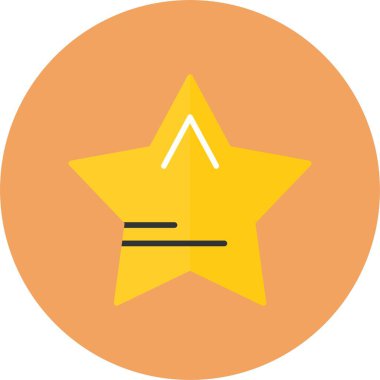 Kişisel proje için vektör yıldız simgesi 