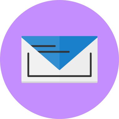 e- posta simgesi vektör illüstrasyonu 