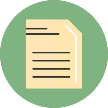 Vektör belgesi Simge illüstrasyonu 