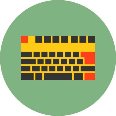 Bilgisayar klavyesi simgesi, basit biçim