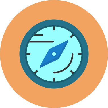 vektör pusula resimlemesi 