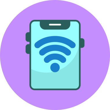 wifi işaret simgesi vektör illüstrasyonu 