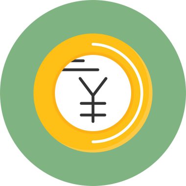 Japon Yen Simgesi Beyaz Arkaplanda İzole Edildi 