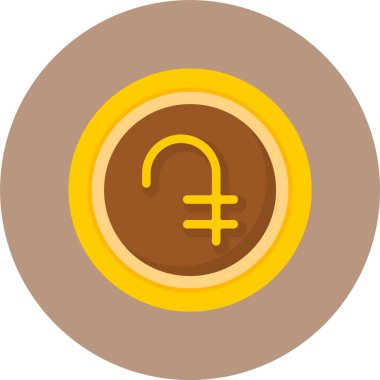 Ermeni Dram parası. Web simgesi basit illüstrasyon