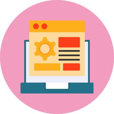 Özel Özellikler. Web simgesi basit illüstrasyon                                     