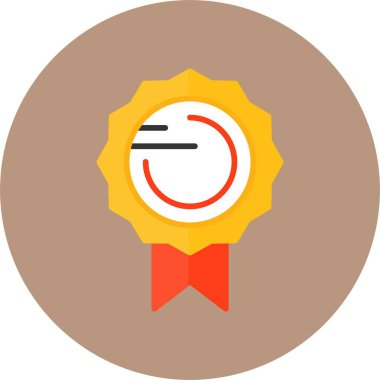 Madalya. Web simgesi basit illüstrasyon 