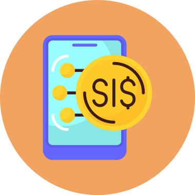 Solomon Adaları dolar işareti vektör illüstrasyonu