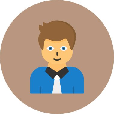 çalışan simgesi, vektör illüstrasyonu basit tasarım