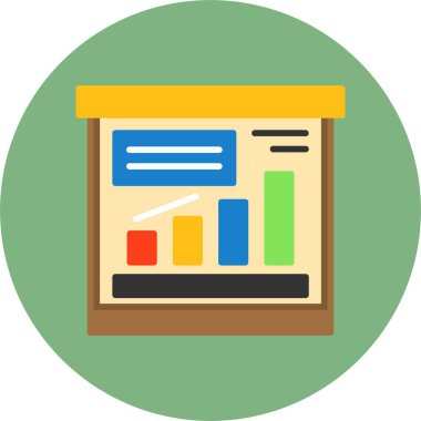 İş Planı simgesi, vektör illüstrasyonu 