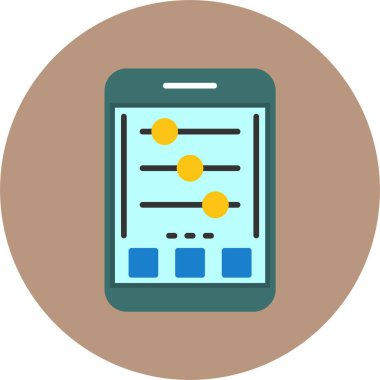 Ayarlar, kontroller, anahtarlar, düğmeler simgesi 