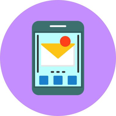 e- posta simgesi vektör illüstrasyonu 