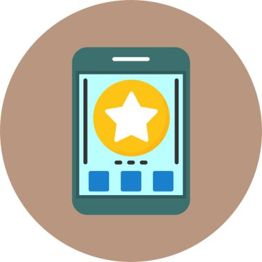 Kişisel proje için vektör yıldız simgesi 