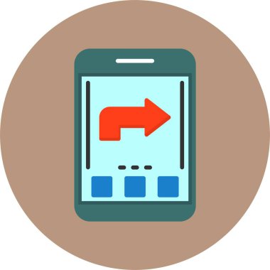 Web simgesi vektör illüstrasyonunu ileri al