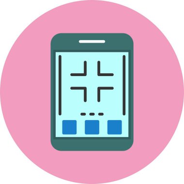 Tam ekran vektör illüstrasyonundan çık