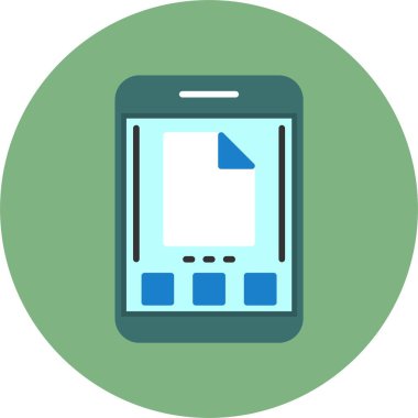 dosya belgesi vektör illüstrasyonu