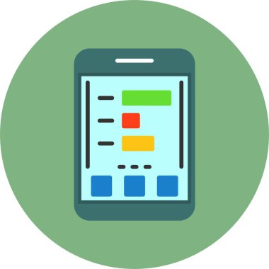 grafik düz vektör simgesi, istatistik