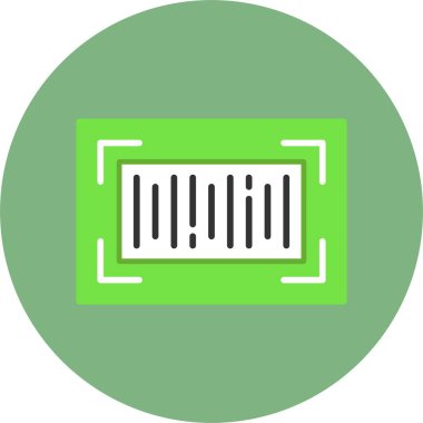 Barkod tarama simgesi, vektör illüstrasyonu 