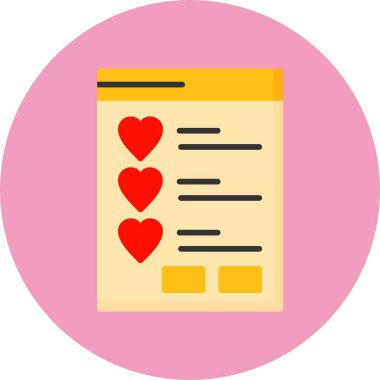 İstek listesi vektör illüstrasyonuName