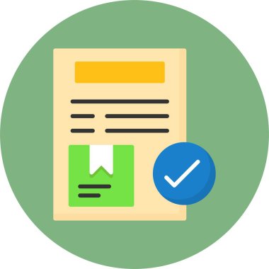 kontrol listesi simgesi vektör illüstrasyonu 