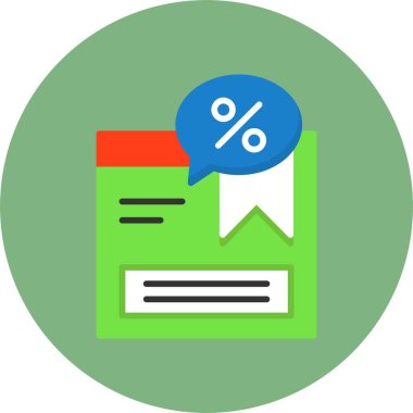 indirimli fiyat simgesi, özet biçimi