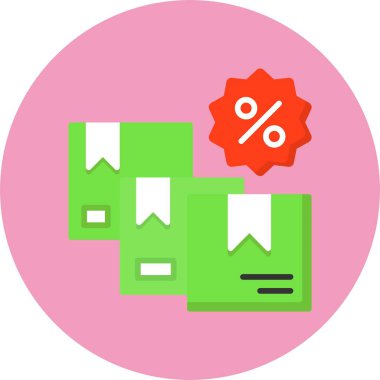 Paket Teklif simgesi vektör illüstrasyonu