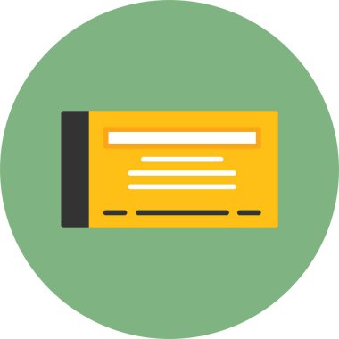 Simge vektör illüstrasyon tasarımını işaretle