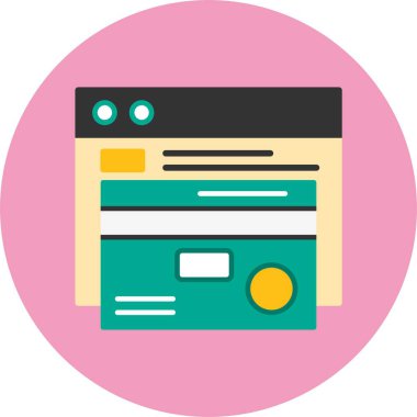 Beyaz arka planda yalıtılmış çevrimiçi bankacılık simgesi 