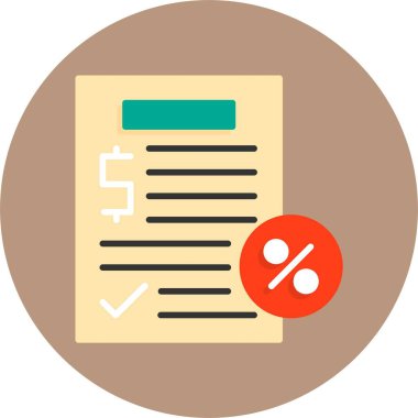 Vergilendirme belgesi kontrol listesi simgesi